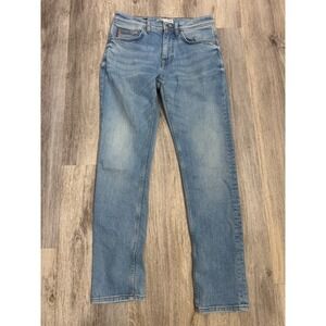 ZARA MAN Premium Denim Light Wash Jeans Straight Fit Size 30‎
